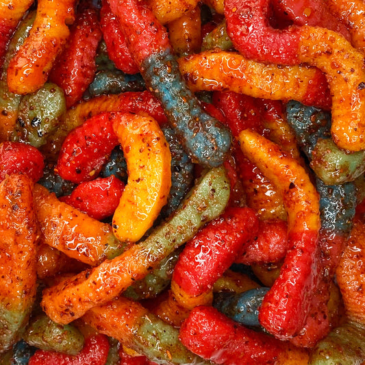 sweet and spicy chamoy crawlers